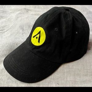 Aveda Baseball Hat - Black - Lime Green "A" Logo